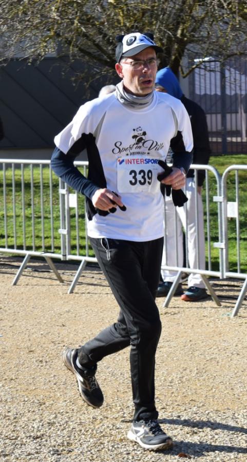 Pascal à l'arrivée