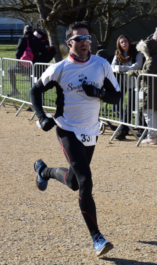 Romain à l'arrivée